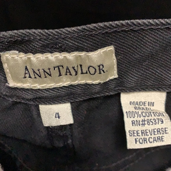 𝅺ANN Taylor black jeans size 4 - Picture 6 of 6